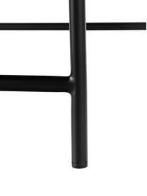 Schwarzes Couchtisch 2er-Set Mica mit Holzplatte, Tischplatten: Eichenholzfurnier, schwarz lackiertBeine: Schwarz, matt, Set mit verschiedenen Grössen