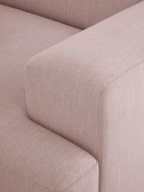 Sofá rinconera Melva (4 plazas), Tapizado: 100% poliéster Alta resis, Estructura: madera de pino maciza, ce, Patas: plástico., Tejido rosa claro, An 319 x F 196 cm, chaise longue derecha