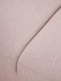 Ecksofa Melva (4-Sitzer), Bezug: 100% Polyester Der hochwe, Gestell: Massives Kiefernholz, Spa, Füße: Kunststoff Dieses Produkt, Webstoff Hellrosa, B 319 x T 196 cm, Eckteil links