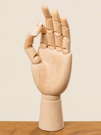 Decoratief object Hand, Grasboom, Licht hout, B 7 x H 25 cm