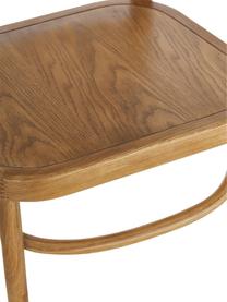 Silla de madera Franz, Asiento: ratán, Estructura: madera de roble maciza pi, Marrón, An 48 x F 59 cm