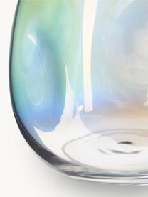 Ručně foukaná skleněná váza Rainbow, Foukané sklo, Transparentní, opalizující, Ø 17 cm, V 17 cm