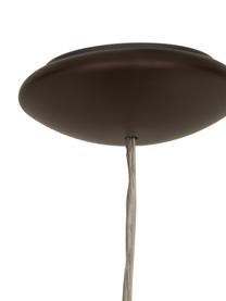 Lámpara de techo Nuvano, Pantalla: acero con pintura en polv, Anclaje: metal, Cable: plástico, Marrón, dorado, Ø 48 x Al 18 cm