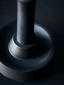 Bougeoir en métal Jersey, Métal, enduit, Brun-noir avec traces d'usure intentionnelles, Ø 6 x haut. 28 cm