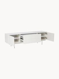 Credenza bassa Elona, Bianco opaco, Larg. 180 x Alt. 55 cm