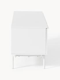 Meuble bas en bois Elona, Blanc, larg. 180 x haut. 55 cm