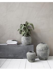 Velká betonová váza Rustik, V 47 cm, Beton, Odstíny šedé, Ø 37 cm, V 47 cm