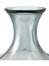Vloervaas Beryl van glas, Glas, Grijs, Ø 40 x H 65 cm