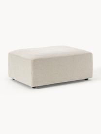 Pouf Melva, larg. 99 x prof. 72 cm, Tissu beige clair, larg. 99 x prof. 72 cm