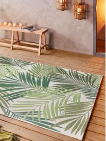 Tapis intérieur-extérieur motif feuilles Vai, 100 % polypropylène

Le matériau est certifié STANDARD 100 OEKO-TEX®, 1803035, Centexbel, Tons verts, blanc, larg. 80 x long. 150 cm (taille XS)