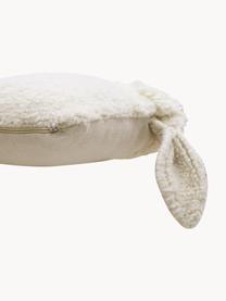 Poduszka-przytulanka Sheep, Tapicerka: 100% wełna, Złamana biel, jasny różowy, S 37 x D 34 cm