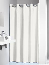 Cortina de baño Coloris, Ojales: metal, Blanco crudo, An 180 x L 200 cm