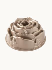 Gugelhupfform Rose mit Antihaftbeschichtung, Aluminiumguss, antihaftbeschichtet, Hellrosa mit Metallic-Finish, Ø 23 x H 10 cm