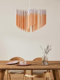 Velké designové závěsné svítidlo Coralie, Oranžová, levandulová, Š 80 cm, V 87 cm