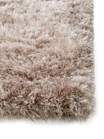 Glänzender Hochflor-Teppich Lea in Beige, 50% Polyester, 50% Polypropylen, Beige, B 200 x L 290 cm (Größe L)