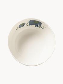 Service de table enfant Emma Elefant, 5 élém., Porcelaine Fine Bone China, Blanc, gris-bleu, multicolore, Lot de différentes tailles