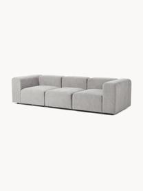 Modulares Sofa Lena (4-Sitzer), Bezug: Webstoff (88% Polyester, , Gestell: Kiefernholz, Schichtholz,, Webstoff Hellgrau, B 284 x T 106 cm