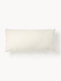 Coussin de canapé Sofia, Tissu blanc crème, larg. 30 x long. 70 cm