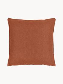 Sofa-Kissen Lennon, Bezug: 100 % Polyester, Terrakotta, B 60 x L 60 cm