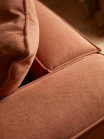 Cojín sofá Lennon, Tapizado: 100% poliéster, Tejido terracota, An 60 x L 60 cm