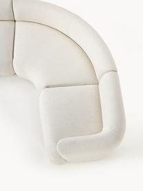 Salon modulable XL Sofia, Tissu blanc crème, larg. 450 x prof. 231 cm