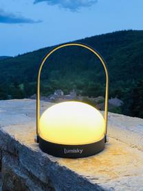 Přenosná stmívatelná venkovní LED lampa Day, Černá, bílá, Ø 16 cm, V 23 cm