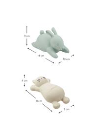 Jouets de bain Vikky, 2 élém., Plastique, Bleu, beige, Lot de différentes tailles