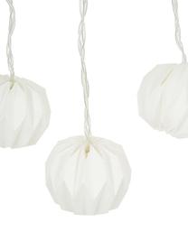 Ghirlanda  a LED Hanami, 259 cm, Carta, metallo, materiale sintetico (PVC), Bianco, Lung. 259 cm