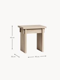 Stolička z dubového dřeva Japanese, Dubové dřevo

Tento produkt je vyroben z udržitelných zdrojů dřeva s certifikací FSC®., Olejované dubové dřevo, Š 40 cm, V 42 cm