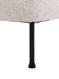 Divano angolare 3 posti Cucita, Rivestimento: tessuto (100% poliestere), Struttura: legno di pino massiccio, , Piedini: metallo verniciato, Tessuto beige chiaro, Larg. 262 x Prof. 163 cm, chaise longue a sinistra