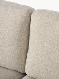 Ecksofa Cucita (3-Sitzer), Bezug: Webstoff (100% Polyester), Gestell: Massives Kiefernholz, Webstoff Hellbeige, B 262 x T 163 cm, Eckteil links