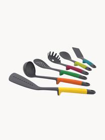 Ustensiles de cuisine Protected, 6 élém., Trempé nylon, silicone, Anthracite, multicolore, Lot de différentes tailles