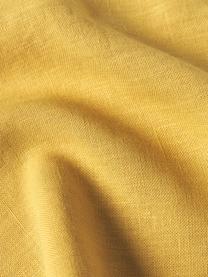 Housse de coussin pur lin jaune Lanya, 100 % lin pur

Par sa nature, le lin a un toucher plutôt rugueux et un aspect naturellement froissé. La grande résistance à la déchirure rend le lin résistant à l'abrasion et à l'usure, Jaune, larg. 30 x long. 50 cm
