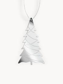 Addobbo albero di Natale Deco Tree, Acciaio inossidabile rivestito, Argentato, Larg. 7 x Alt. 11 cm