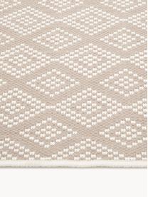 In- & Outdoor-Teppich Capri, 86 % Polypropylen, 14 % Polyester, Beige, Cremeweiß, B 80 x L 150 cm (Größe XS)