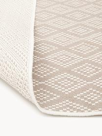 Tapis d'extérieur Capri, 86 % polypropylène, 14 % polyester, Beige, blanc crème, larg. 80 x long. 150 cm (taille XS)