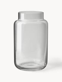 Große Glas-Vase Lasse, Glas, Grau, Ø 13 x H 22 cm