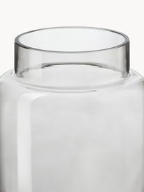 Veľká sklenená váza Lasse, Sklo, Sivá, Ø 13 x V 22 cm