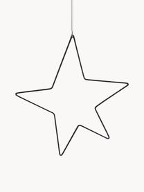 Závěsná hvězda Kelia, Černá, Š 21 cm, V 23 cm
