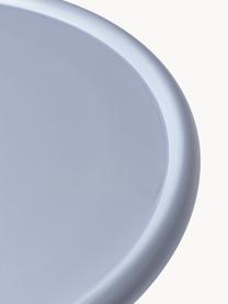Mesa auxiliar redonda Twister, Aluminio con pintura en polvo, Lavanda, Ø 46 x Al 56 cm