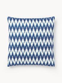 Housse de coussin de jardin motif ikat Maillot, 100 % acrylique

Le matériau est certifié STANDARD 100 OEKO-TEX®, 2016OK0494, Tons bleus, larg. 40 x long. 40 cm