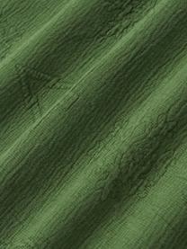 Federa in jacquard con motivo natalizio Sanvi, Verde scuro, Larg. 50 x Lung. 80 cm