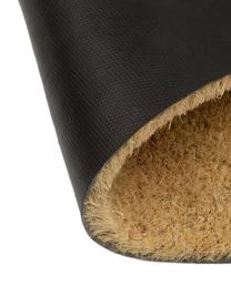 Felpudo Stagshead, Fibras de coco, Felpudo: beige, Inscripción: negro, An 40 x L 60 cm