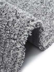 Flauschiger Hochflor-Teppich Anthea, 80x250 in Grau, Polyester-Mikrofaser, Grau, 80 x 250 cm