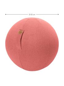 Seduta a sfera Felt, Rivestimento: poliestere (pelle sinteti, Salmone, Ø 65 cm