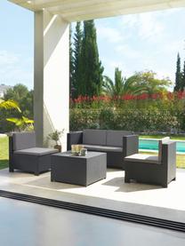 Set lounge para exterior modular Verona, 5 pzas., Tapizado: 100% poliéster, Gris antracita, Set de diferentes tamaños