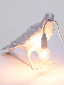 Lampada da tavolo a LED Bird, Bianco, Larg. 33 x Alt. 12 cm