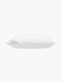 Almohada 3 cámaras Premium, firmeza baja, Exterior: plumas blancas nuevas (90, Interior: plumas nuevas blancas, cl, Funda: 100% algodón Mako, Blando, An 80 x L 80 cm