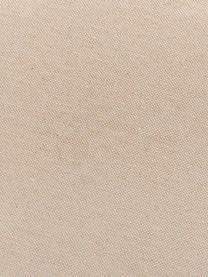 Cuscino panca in tinta unita Panama, Rivestimento: 50% cotone, 45% poliester, Beige, Larg. 48 x Lung. 120 cm