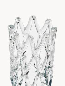 Vase en verre Timantti, haut. 33 cm, Verre, Transparent, Ø 14 x haut. 33 cm